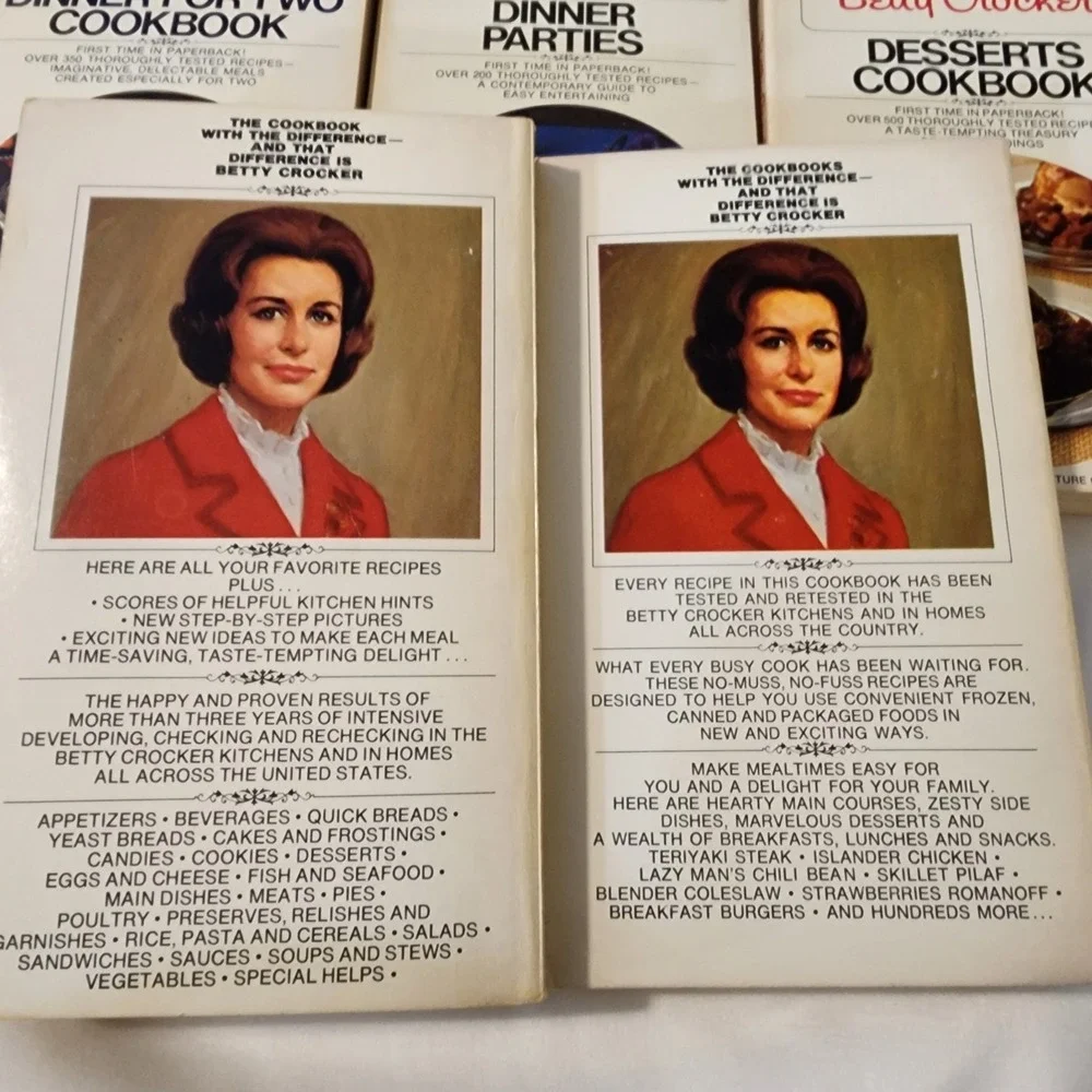 Betty Crocker Special Edition Cookbook collection from‎ the 1970s Set Of 5
